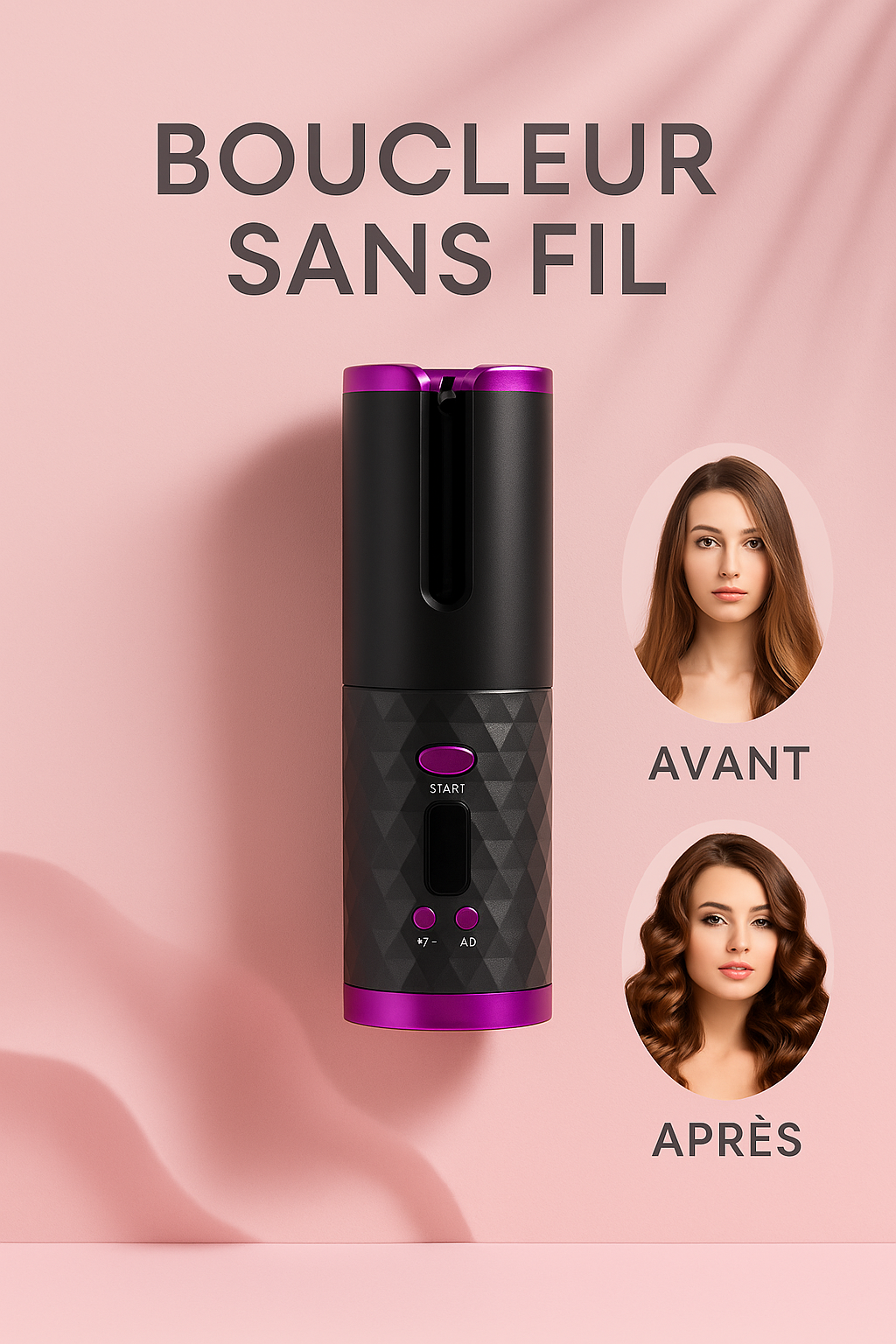 Unbound – Fer à Boucler Automatique Sans Fi